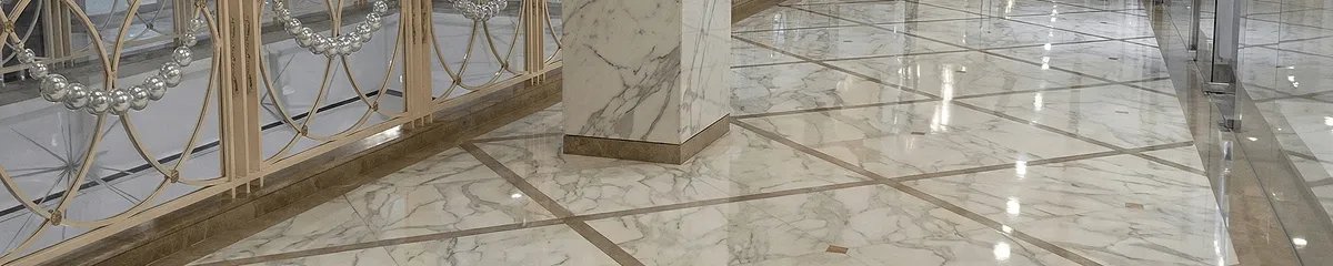 Beautiful marble floor professionally installed in Albuquerque, NM